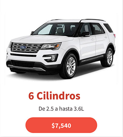 Sistema ahorrador para motores de 2.5L a 3.6L Ahorrador de combustible para 6 cilindros
